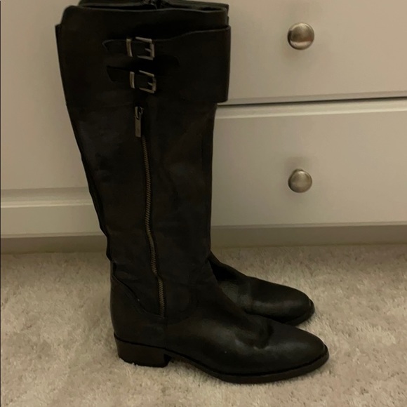 Arturo Chiang Black leather boots - Picture 5 of 11